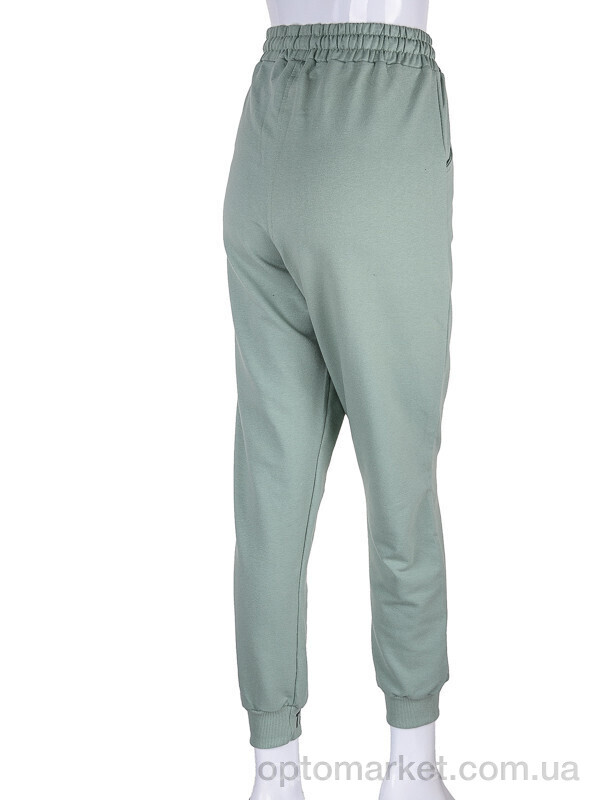 Купить Спортивні штани жіночі 17-8002-0 green Батал Tengo Mod зелений, фото 2