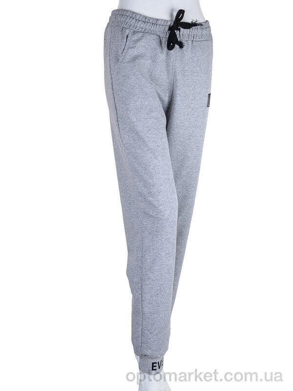 Купить Спортивні штани жіночі 17-8002-3 grey Батал Tengo Mod сірий, фото 1