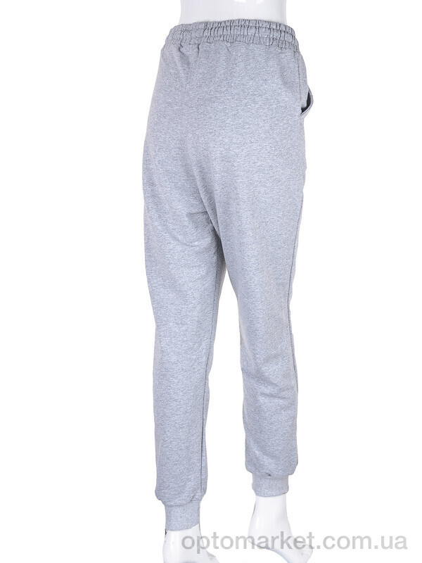 Купить Спортивні штани жіночі 17-8002-3 grey Батал Tengo Mod сірий, фото 2