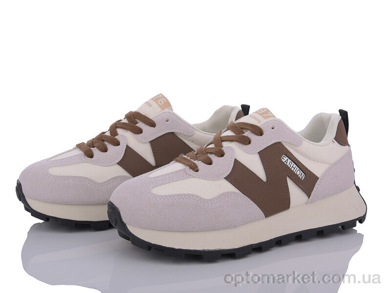 Купить Кросівки жіночі 170-19 beige-brown Violeta бежевий, фото 1