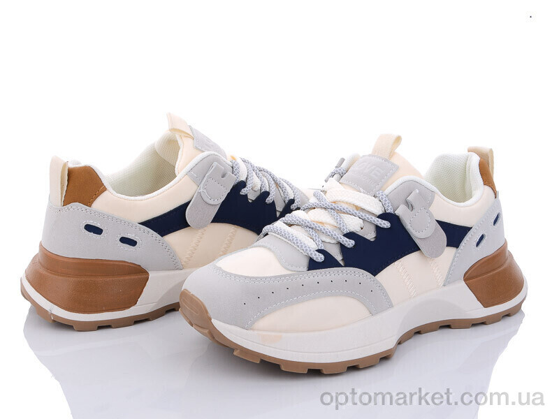 Купить Кросівки жіночі 170-21 beige Violeta only one бежевий, фото 1