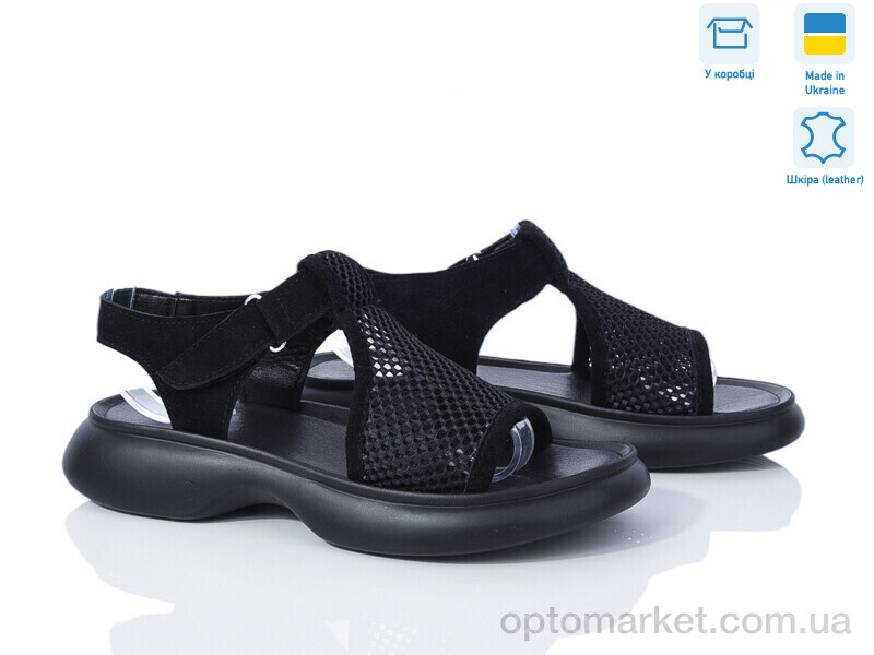 Купить Босоніжки жіночі 1701-1 Ailinda чорний, фото 1