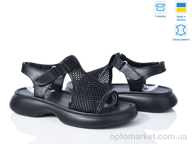 Купить Босоніжки жіночі 1701-2 Ailinda чорний, фото 1