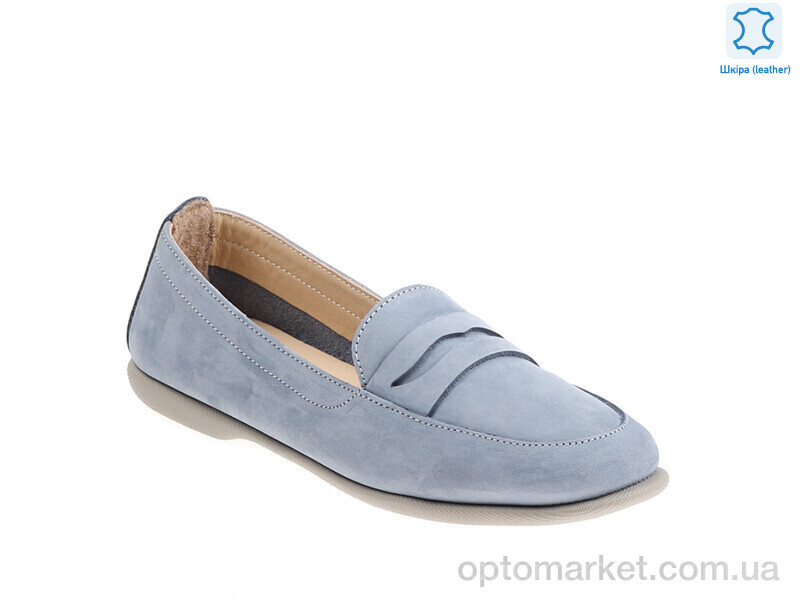 Купить Мокасини жіночі 170103 Anna Lucci блакитний, фото 2