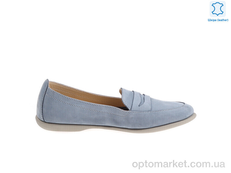 Купить Мокасини жіночі 170103 Anna Lucci блакитний, фото 3