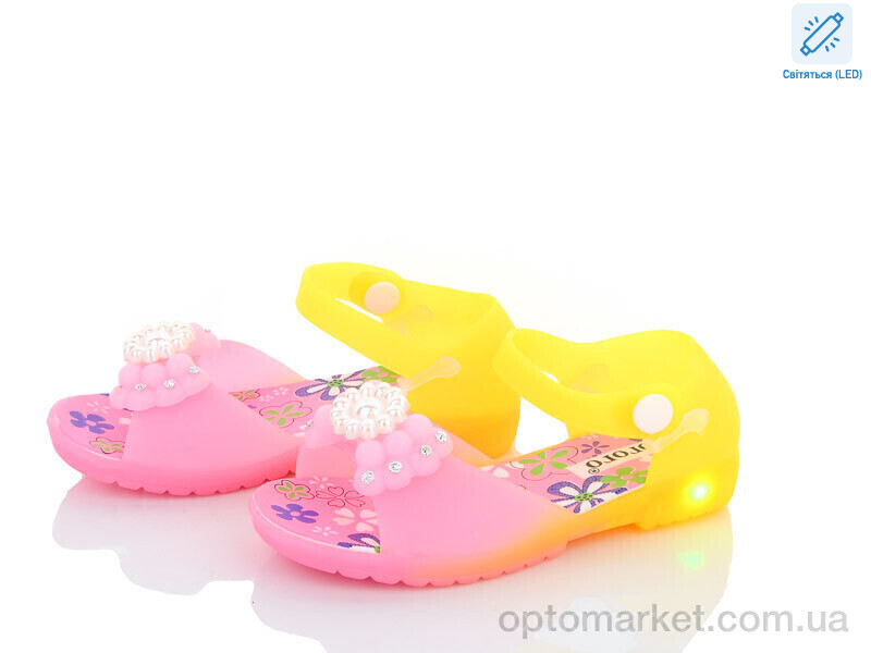 Купить Босоніжки дитячі 1702-2 LED (00677) Огого мікс, фото 1