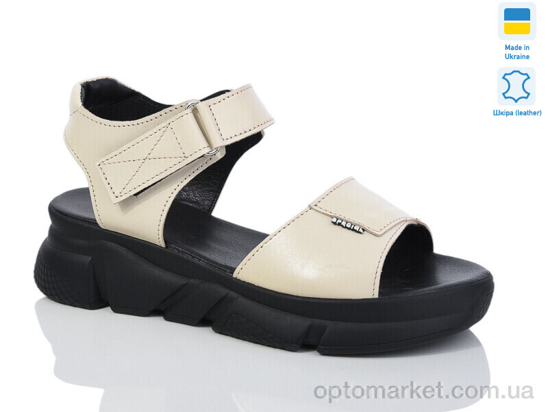 Купить Босоніжки жіночі 1704-1 беж к. ч.п. Sali бежевий, фото 1