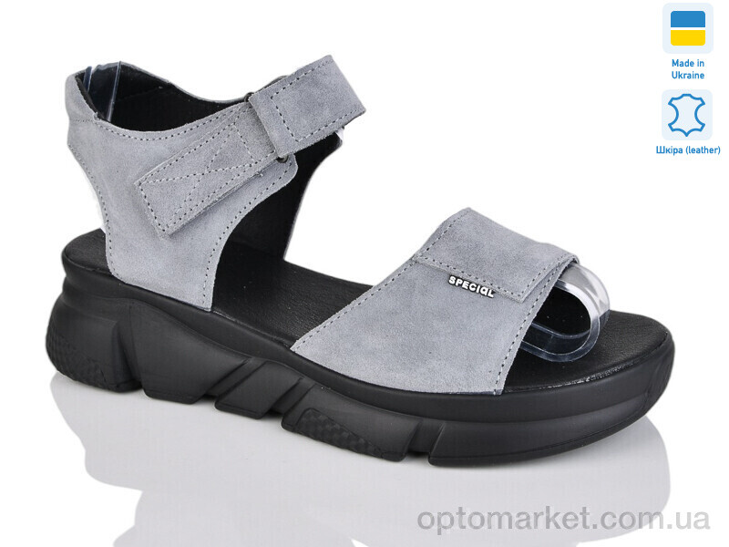 Купить Босоніжки жіночі 1704-1 сірий з. Sali сірий, фото 1