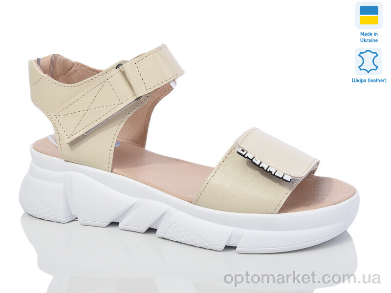 Купить Босоніжки жіночі 1706-1 беж-білий к. Sali бежевий, фото 1
