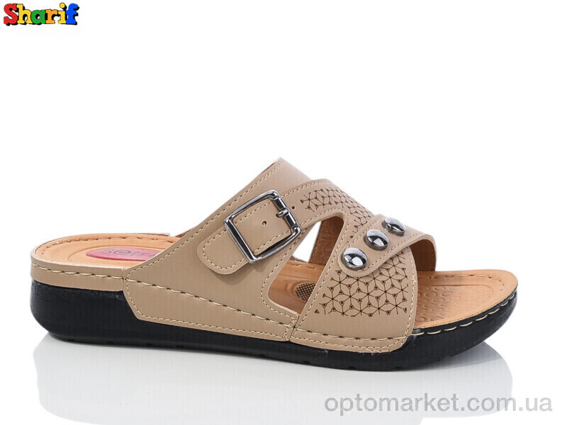 Купить Шльопанці жіночі 1710-2 Serra коричневий, фото 1