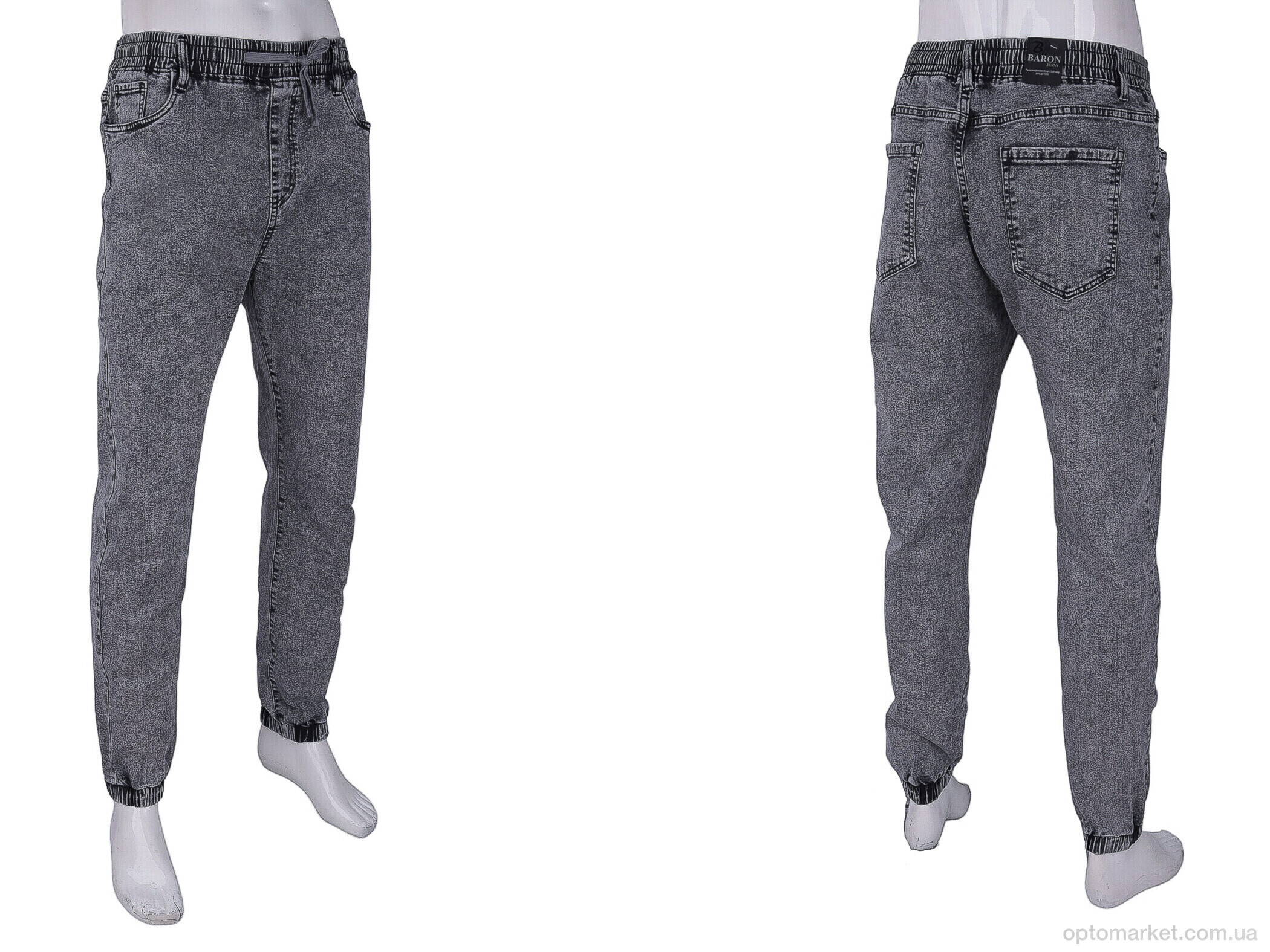 Купить Джинси чоловічі 1710 Baron сірий, фото 3