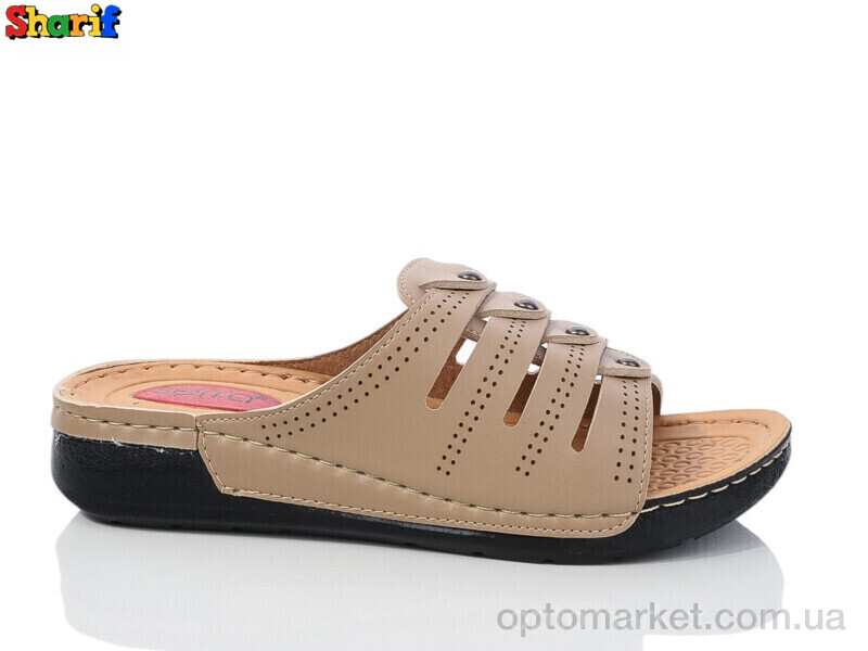 Купить Шльопанці жіночі 1711-2 Serra коричневий, фото 1