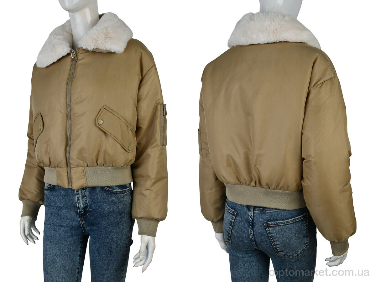 Купить Куртка жіночі 17115 (12047) d.beige Tumassi коричневий, фото 3