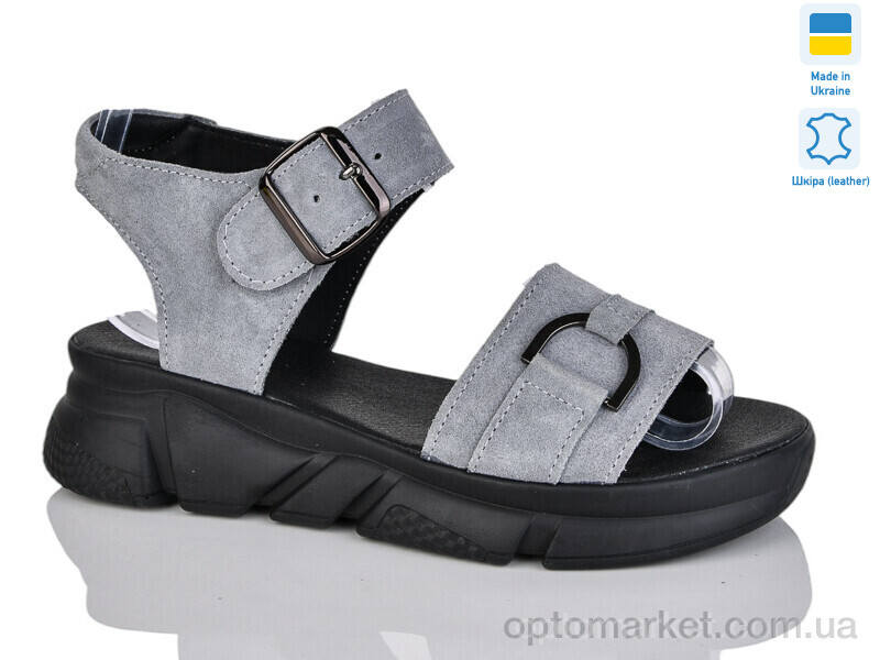 Купить Босоніжки жіночі 1718-4 сір.з. Sali сірий, фото 1