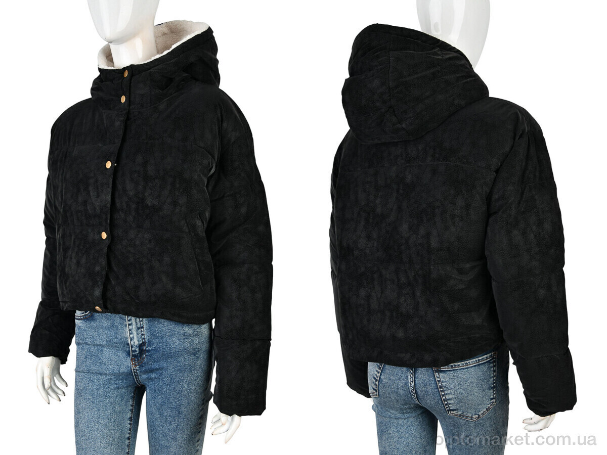 Купить Куртка жіночі 17189 (12049) black Tumassi чорний, фото 3