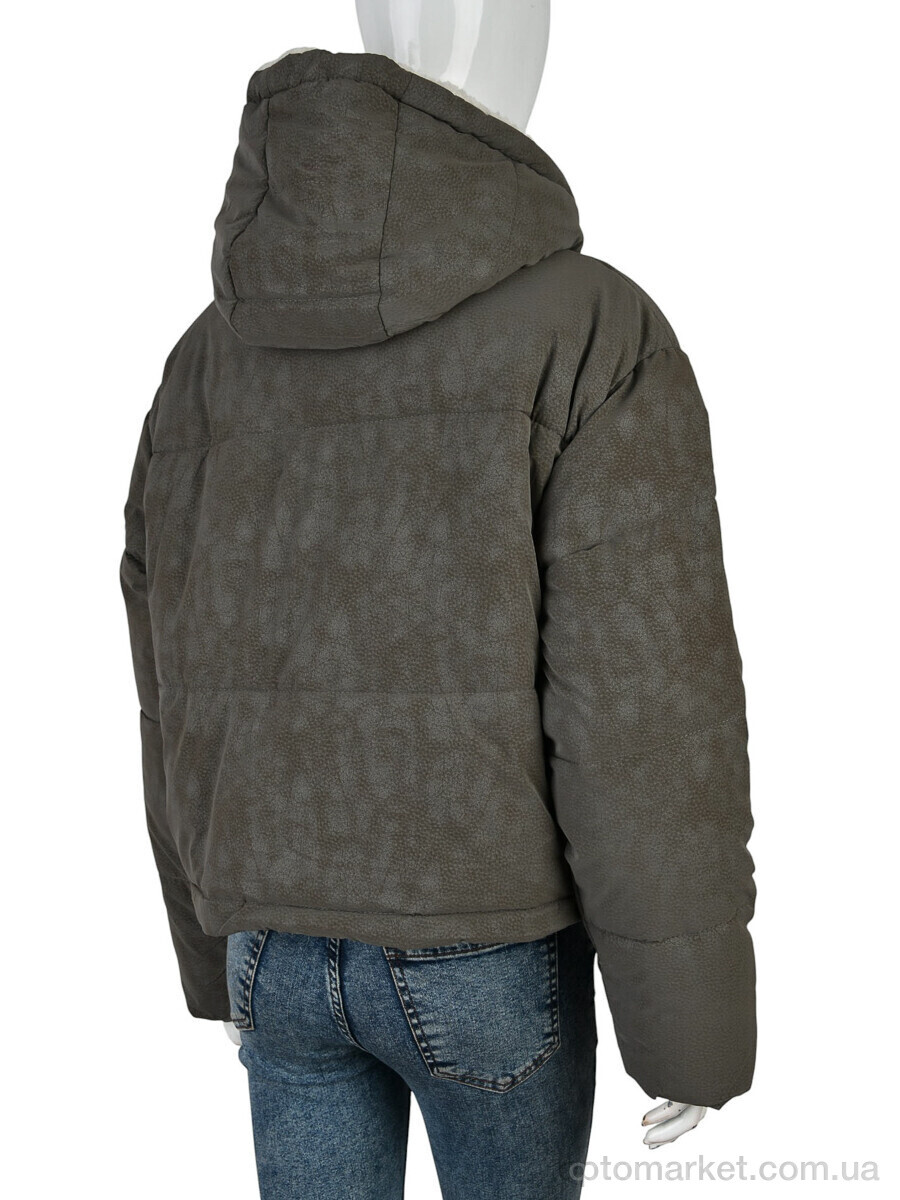 Купить Куртка жіночі 17189 (12049) d.beige Tumassi сірий, фото 2