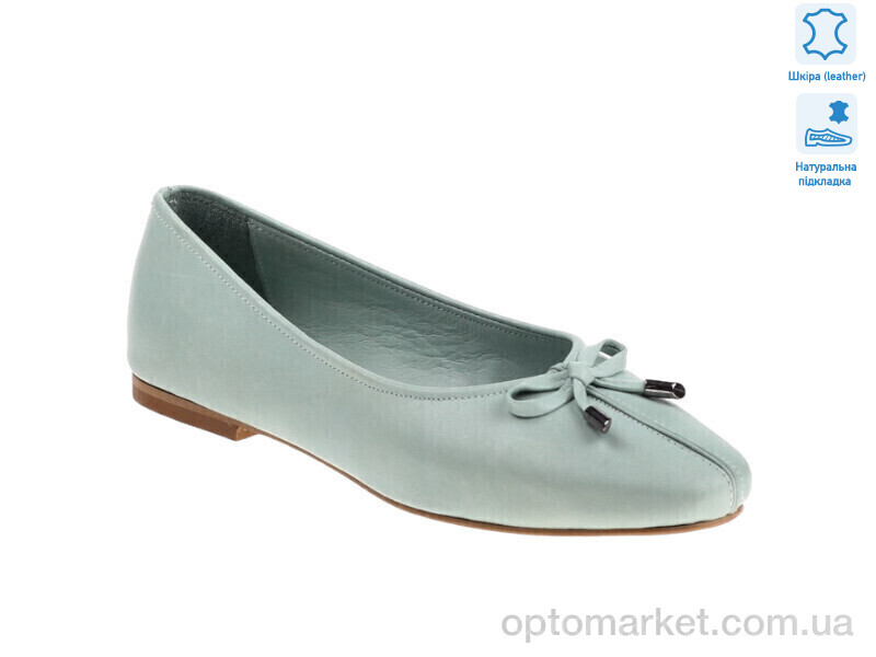 Купить Балетки жіночі 171892 Anna Lucci зелений, фото 2