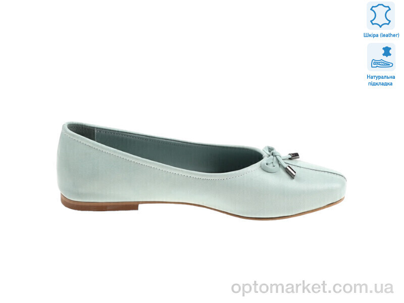 Купить Балетки жіночі 171892 Anna Lucci зелений, фото 3