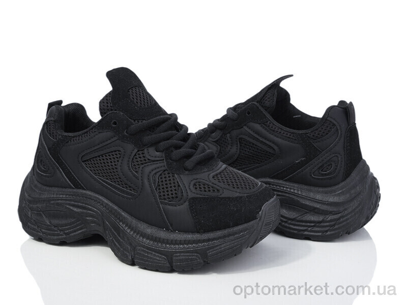 Купить Кросівки жіночі 172-45-1 black Violeta чорний, фото 1