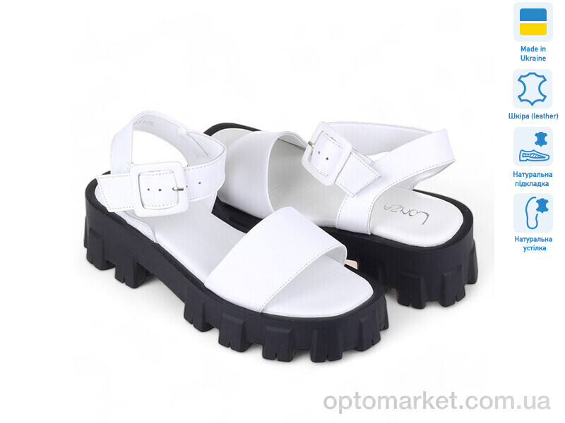 Купить Босоніжки жіночі 173083 Lonza білий, фото 1