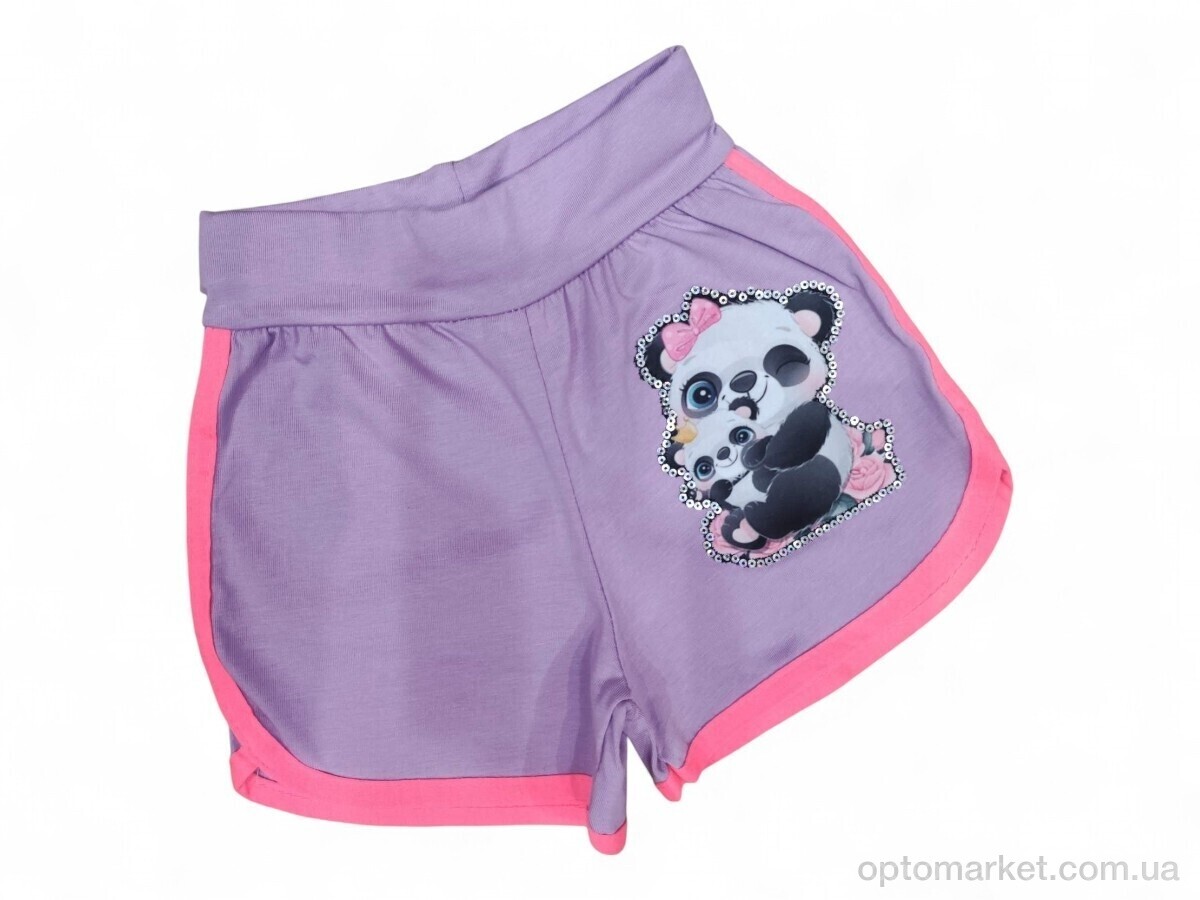 Купить Шорти дитячі 1733 панда бузковий CONCON Kids фіолетовий, фото 1