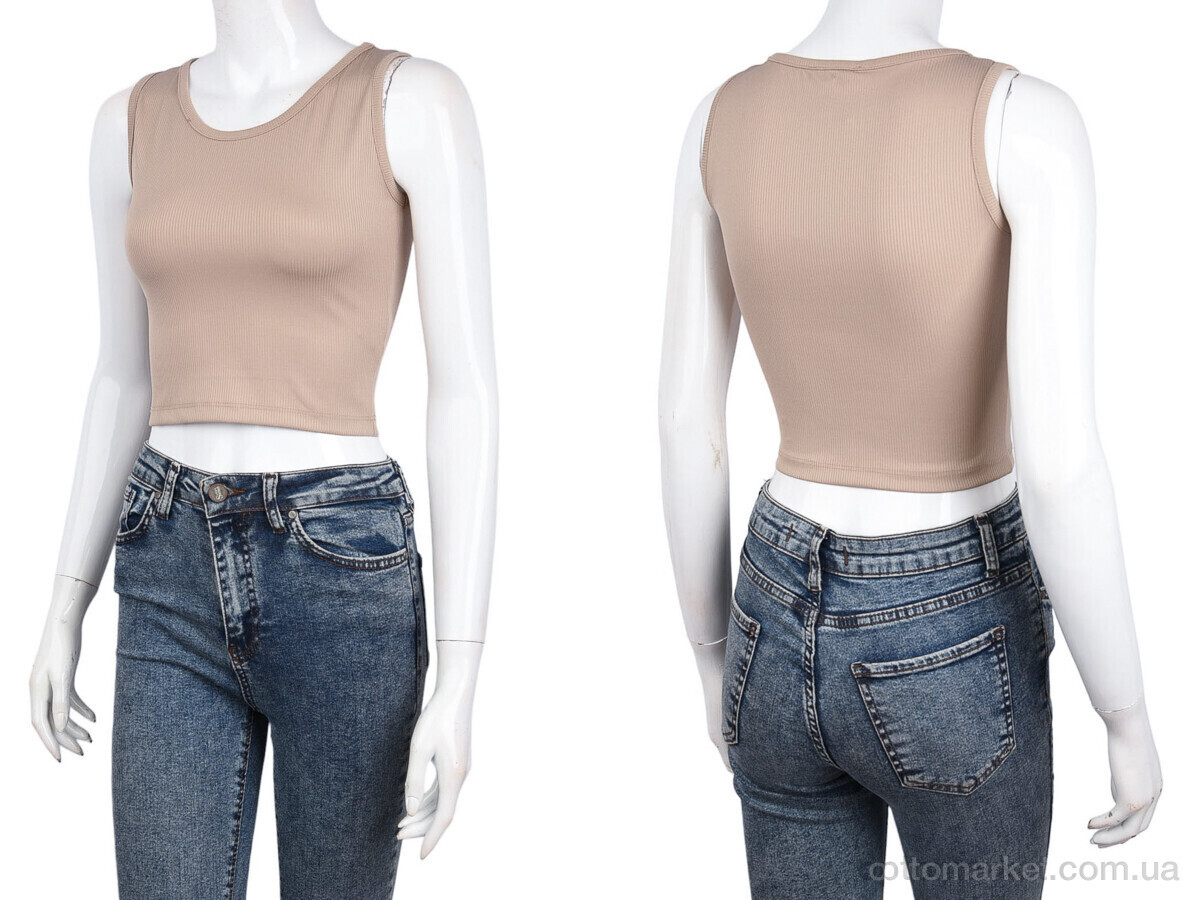 Купить Топ жіночі 1739 beige Newe H.A.W. бежевий, фото 3