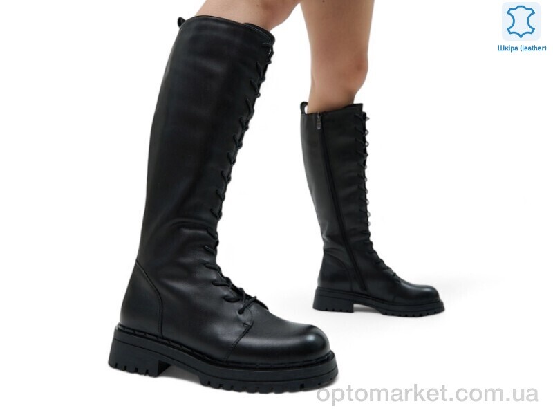 Купить Чоботи жіночі 174049 Anna Lucci чорний, фото 1