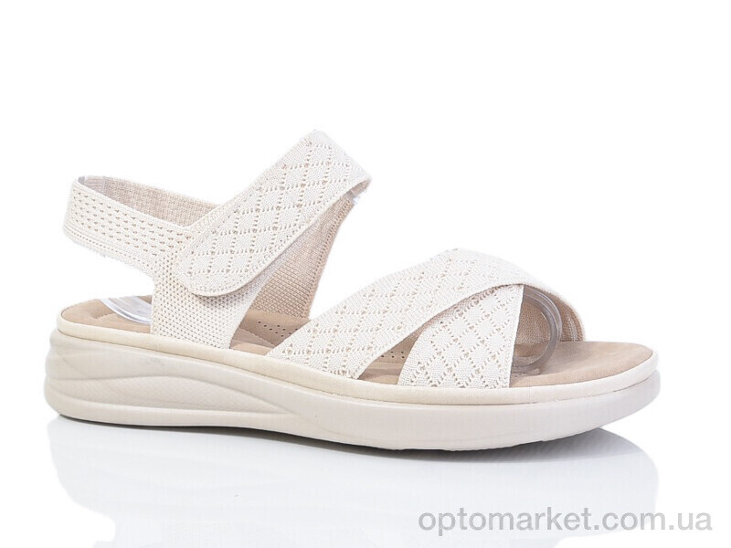 Купить Босоніжки жіночі 175-2 Baodaogongzhu бежевий, фото 1