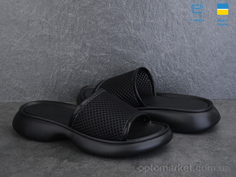 Купить Шльопанці жіночі 17503-2D Ailinda чорний, фото 2