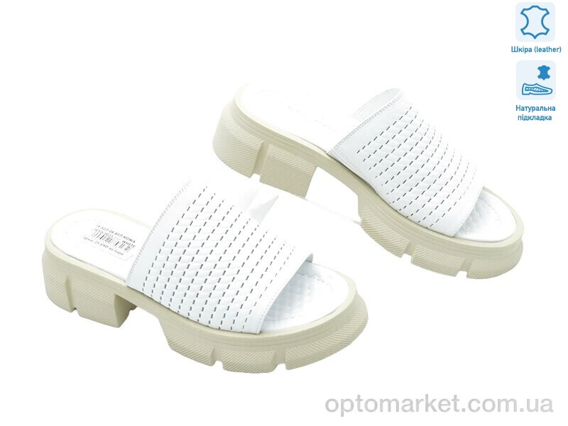 Купить Шльопанці жіночі 175617 Anna Lucci білий, фото 1