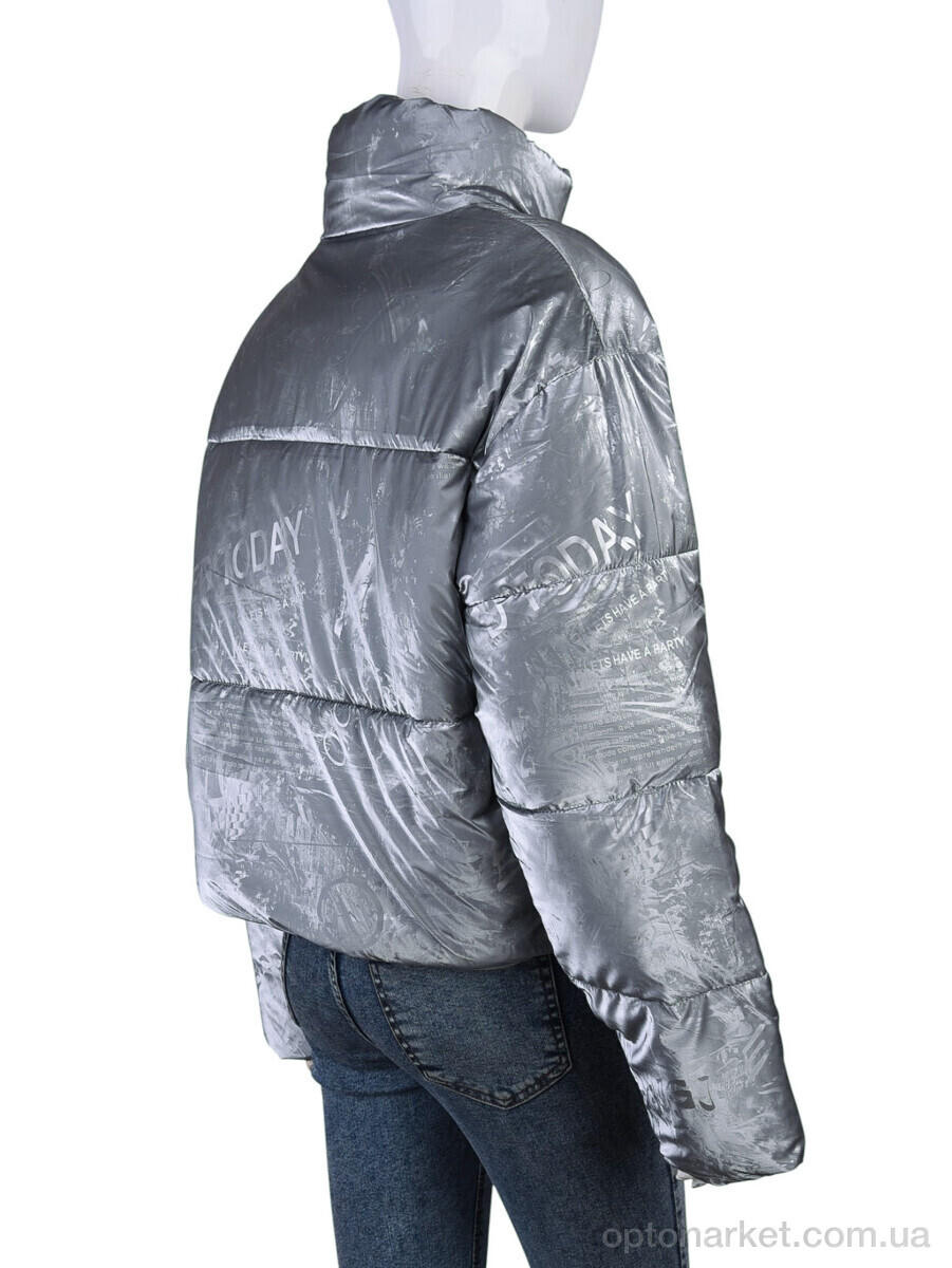 Купить Куртка жіночі 17571 (12032) silver Tumassi срібний, фото 2