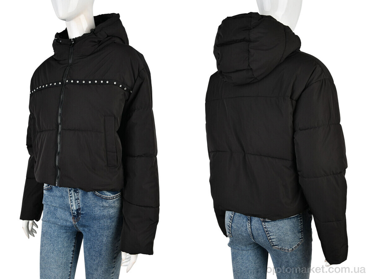 Купить Куртка жіночі 17592 (12062) black Tumassi чорний, фото 3