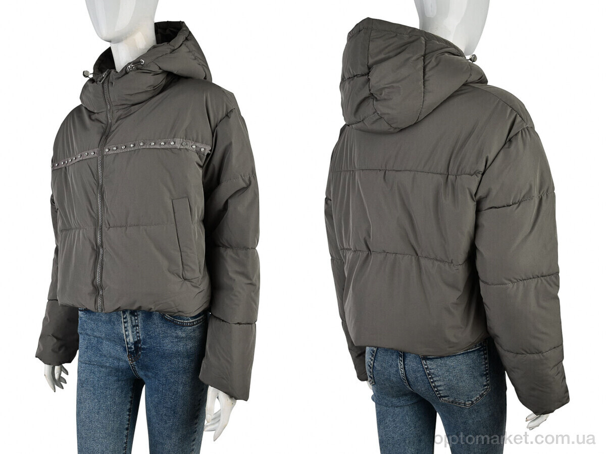 Купить Куртка жіночі 17592 (12062) grey Tumassi сірий, фото 3