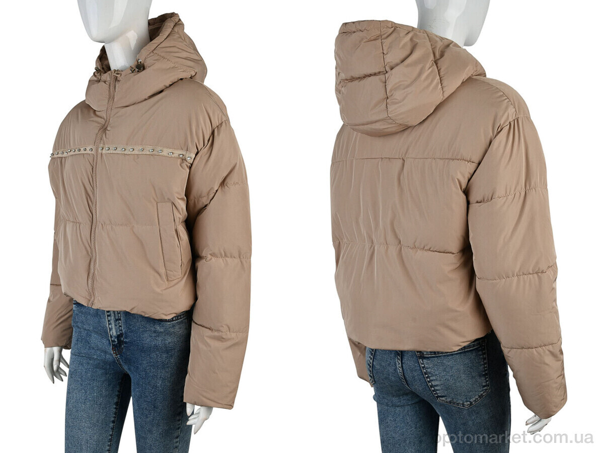 Купить Куртка жіночі 17592 (12062) l.beige Tumassi бежевий, фото 3