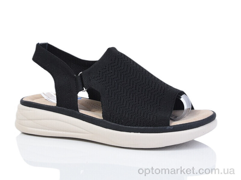 Купить Босоніжки жіночі 176-1 Baodaogongzhu чорний, фото 1