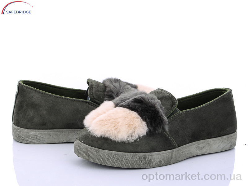 Купить Слипоны женские 176-3 Jibukang зеленый, фото 1