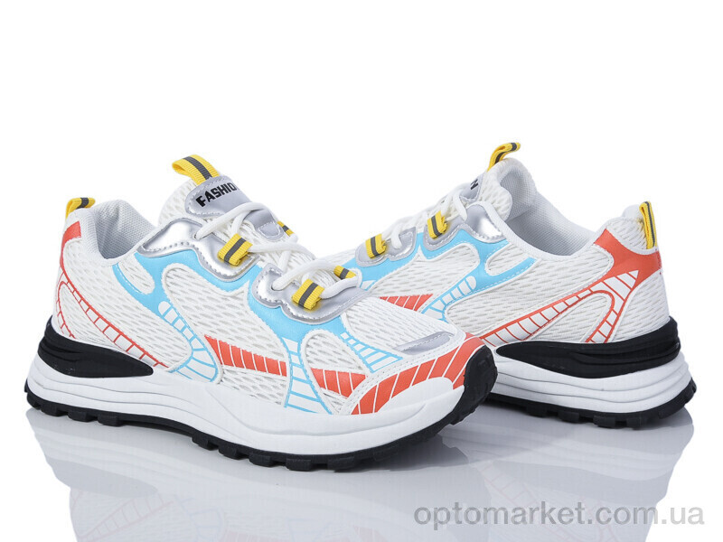 Купить Кросівки жіночі 176-34(B0682) beige-blue Violeta білий, фото 1