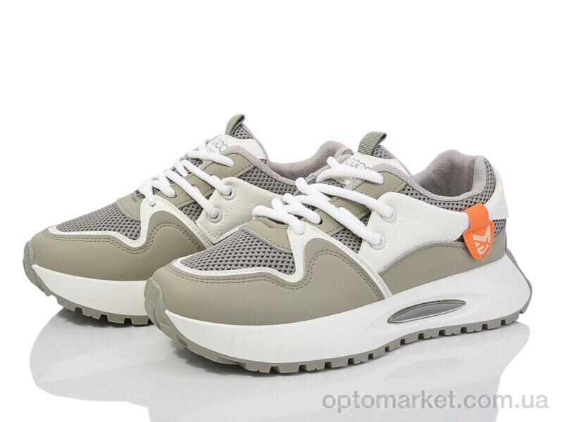 Купить Кросівки жіночі 176-42-1 oliva-green Violeta хакі, фото 1