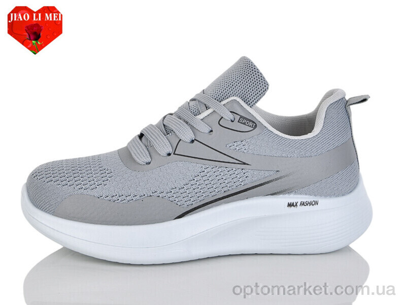 Купить Кросівки жіночі 177 Jiao Li Mei сірий, фото 1