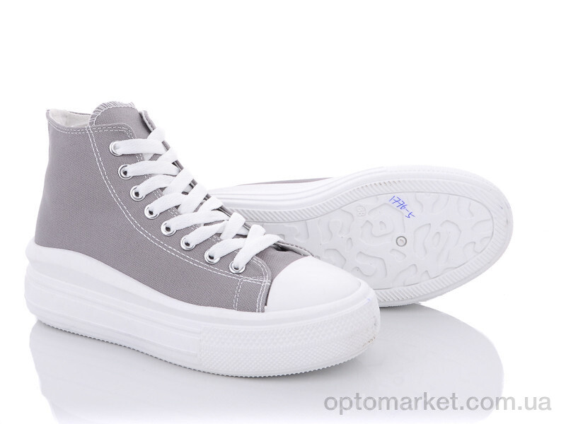 Купить Кеди жіночі 1776-5 Xifa сірий, фото 1