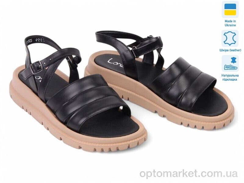 Купить Босоніжки жіночі 177720 Lonza чорний, фото 1