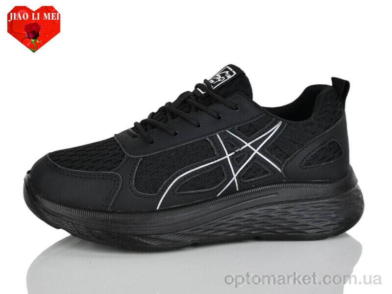 Купить Кросівки жіночі 178-1 Jiao Li Mei чорний, фото 1