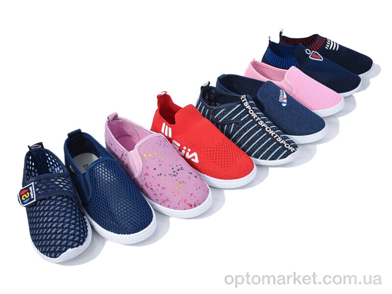 Купить Сліпони дитячі 17897 mix Blue Rama мікс, фото 1