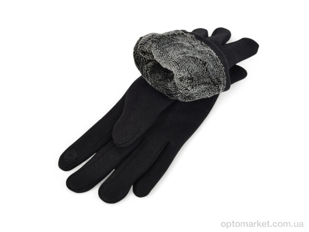 Купить Рукавички дитячі 18-3 текстиль black Paidi чорний, фото 2