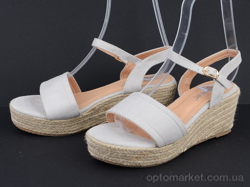 Купить Босоніжки жіночі 18-T332P grey STAR сірий, фото 2