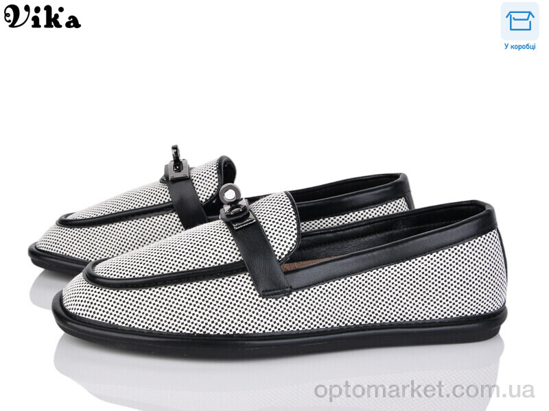 Купить Мокасини жіночі 180-1 Vika сірий, фото 1