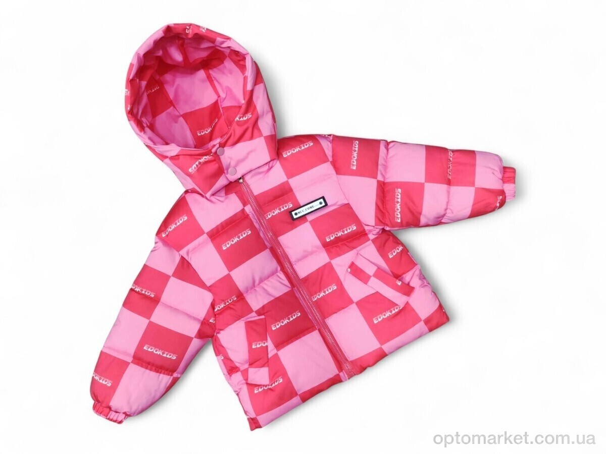 Купить Куртка дитячі 180 рожевий з червоним єврозима Jing Pin FS рожевий, фото 1