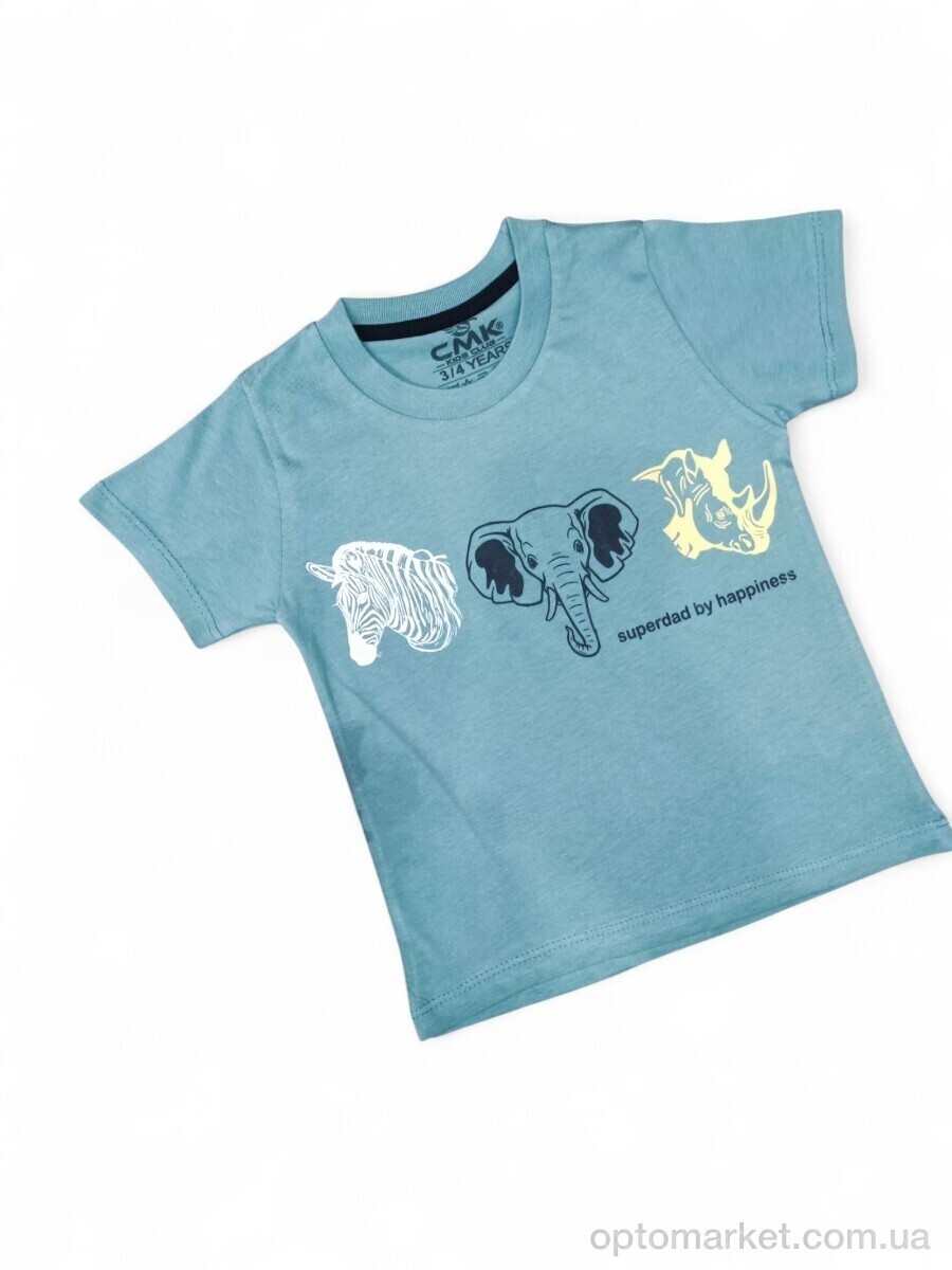 Купить Футболка дитячі 180065 бірюзовий C.M.K. Kids блакитний, фото 1