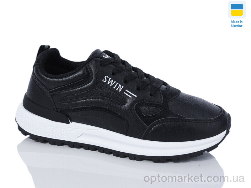 Купить Кросівки жіночі 1808-1 Swin чорний, фото 1
