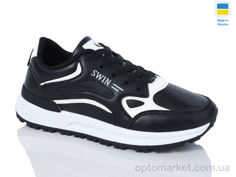 Купить Кросівки жіночі 1808-2 Swin чорний, фото 1